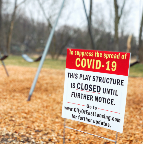 East Lansing Parks & Rec Is Keeping the Playgrounds and Dog Park Closed