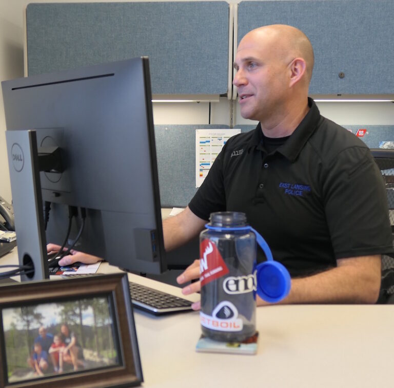 What Sunday’s ELPD Parking Lot Video Shows about the Police Car Damaged
